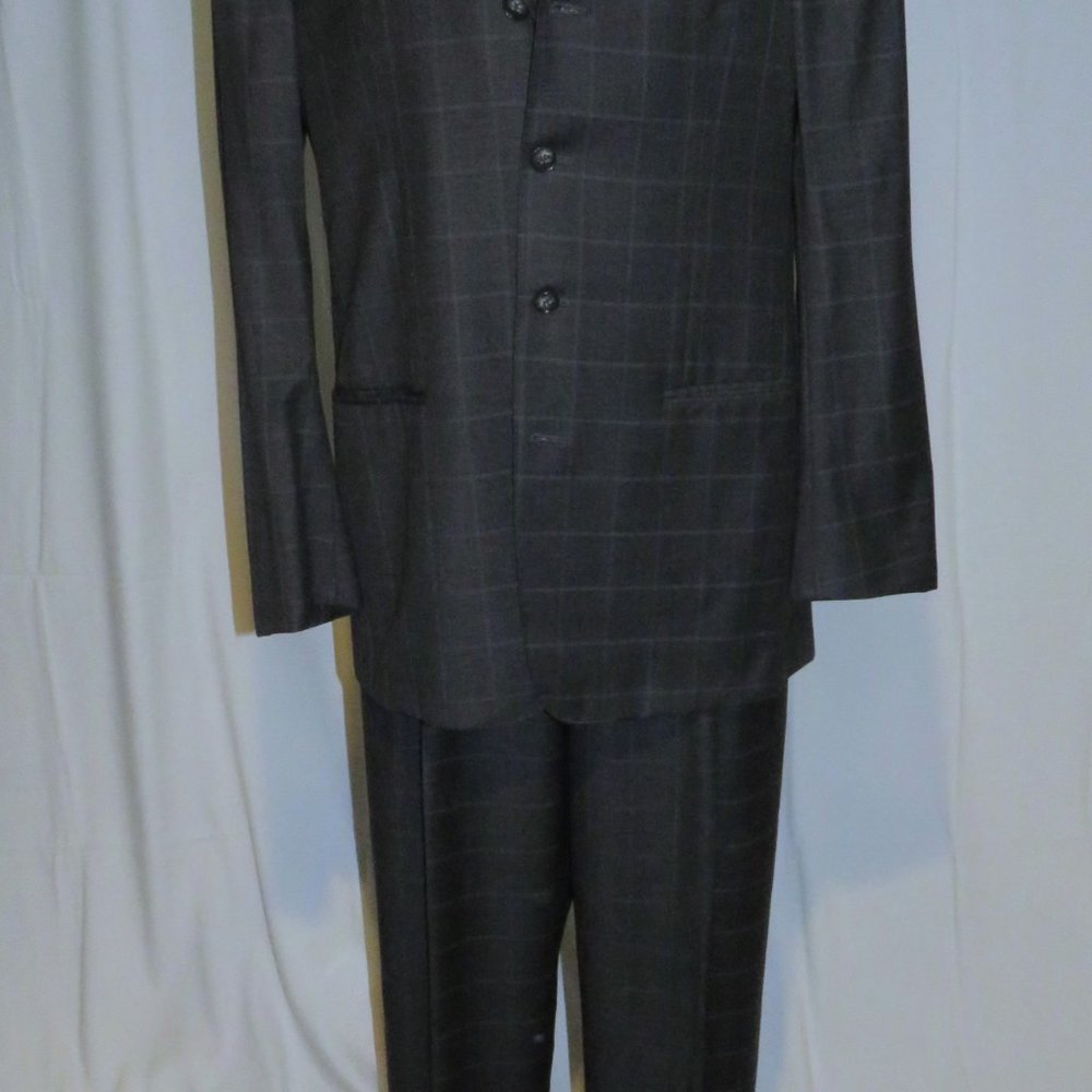 Raphael Wardrobe Design Custom Gray Windowpane Fo… - image 2